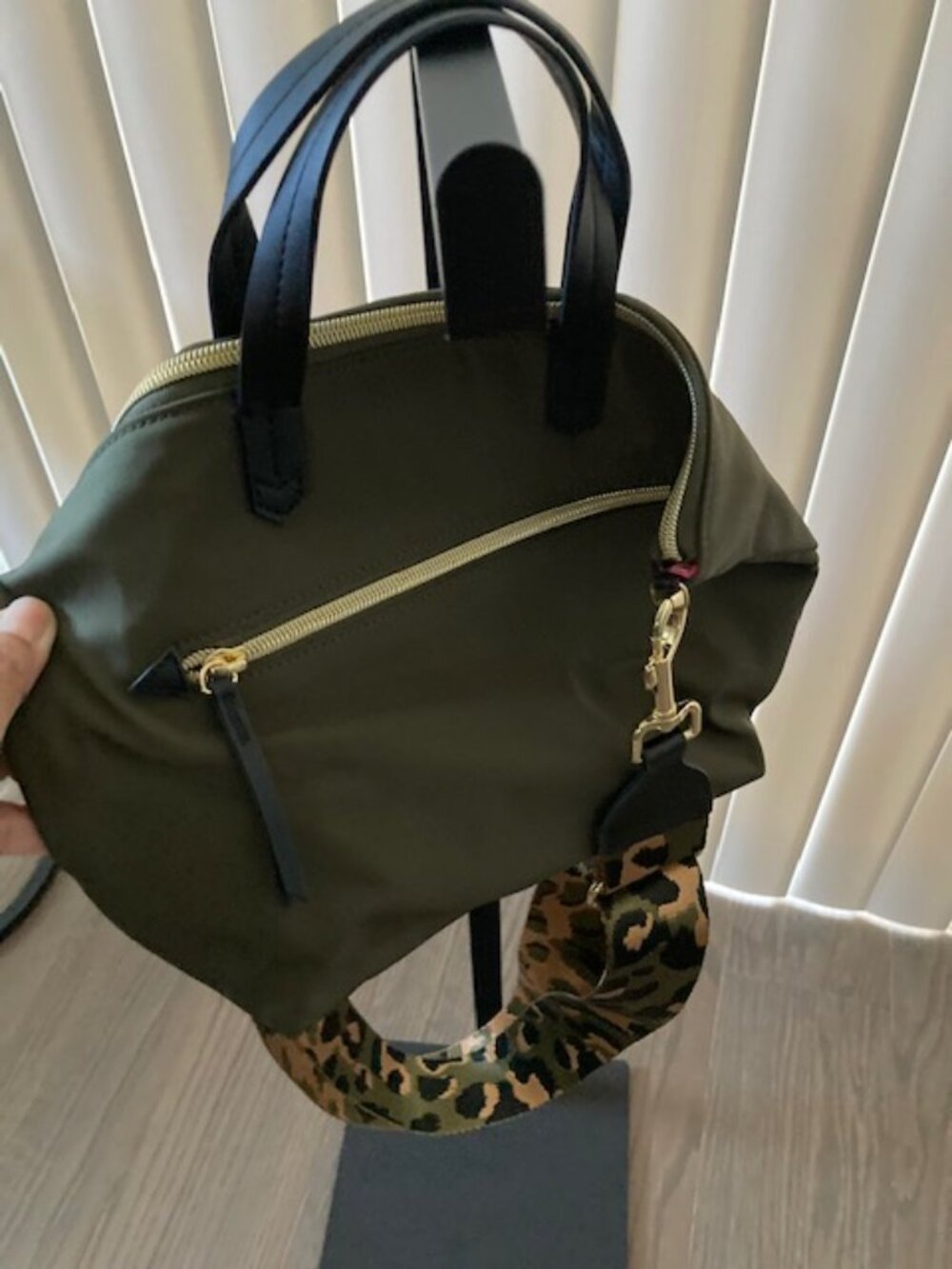 Stella & Dot Dark Green Tote - NEVER USED